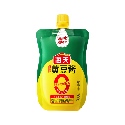 海天 0添加黄豆酱300g*2