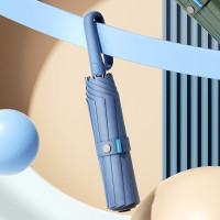 乐扣乐扣(LOCK&LOCK) 家用品商务环扣自动伞烟雨蓝23寸*10K ETM880BLUFU