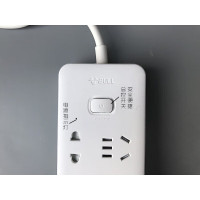 公牛(BULL) 插座 双USB 4位总控开关插排 GN-UUA124白色UUA124
