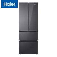 海尔(Haier)343升智能法式四开门电冰箱 变频一级风冷无霜 BCD-343WLHFD9DSFU1 星蕴银