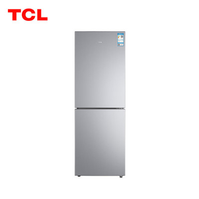 TCL BCD-186C冰箱大冷藏室186升 快速制冷 环保材质 强劲冷冻 闪白银