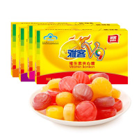 雅客(yake)V9维生素VC夹心硬糖48g*8盒(蓝莓+草莓+柠檬+香橙)