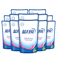 蓝月亮 洗衣精选套装S 深层洁净洗衣液 自然香型500g*12袋 整箱装