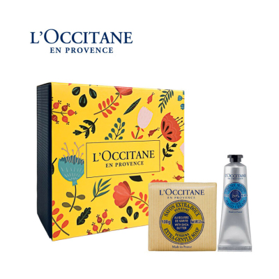 欧舒丹(L'OCCITANE) 乳木果洁肤皂护手霜 两件套