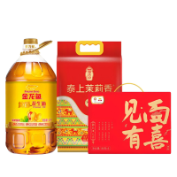 金龙鱼湄菩诗200元档B款粮油礼盒套装10.5kg 员工团购传统礼中秋送礼