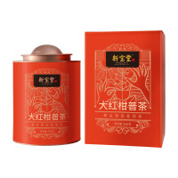 新宝堂 大红柑普茶红罐礼盒-500克