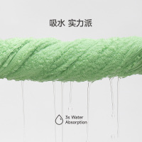 最生活 青春轻柔款浴巾A1194 绿色 65*130cm*1条装-