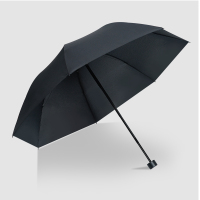 红叶 7骨加固晴雨两用伞 黑色2624