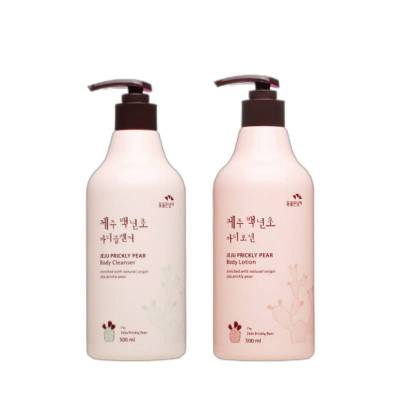 所望(Somang) 济州岛百年草洗护组合沐浴露500ml+身体乳500ml