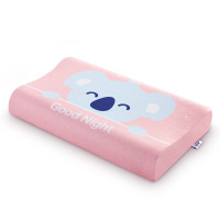 佳奥(JAGO) 波浪儿童乳胶枕 3-6岁J17B14AR4浅粉色