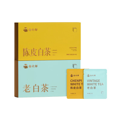 白大师 闷茶杯 2016年寿眉袋泡茶组合礼盒 60g/套