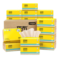 斑布(Babo) BASE系列3层气垫压花软抽100抽*24包