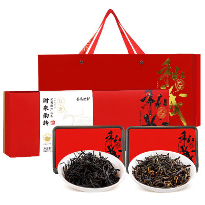 茶馬世家 时来运转福建红茶礼盒150g(正山小种75g+金骏眉75g)