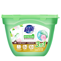 超能 植沐悦色洗衣凝珠180g*6盒(风铃草香)赠植沐悦色洗衣凝珠60g*4袋