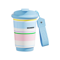 世大家 Y2K咖啡杯400ml莫兰迪(蓝)
