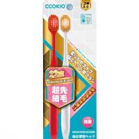 CCOKIO(酷优客) 22束高密软毛宽头牙刷2支装(颜色随机发)