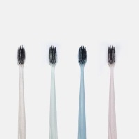 CCOKIO(酷优客) 备长炭牙刷四支装(颜色随机发)