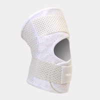 普力艾(PROIRON) 轻薄运动护膝米白色L码[两只装]