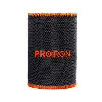 普力艾(PROIRON) 运动护腕灰橙色[单只装]
