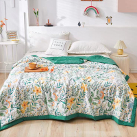 歌力思 璀璨时光亲肤被EWZ34JJ90349255581 浅灰蓝(200*230cm)