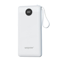 沃品(WOPOW) L08 自带四线移动电源 10000mAh(单位:个)白色