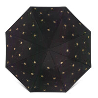 天堂 雨伞黑胶防晒防紫外线太阳伞遮阳晴雨伞33631E银杏飞舞黑色