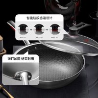 康巴赫(KBH) 316L不锈钢炒菜锅32cm CHC32A3 &&