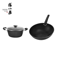 张小泉 精铁雪波纹锅具二件套C35422000配置:炒锅32cm、 汤锅22cm
