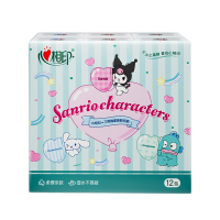 心相印(Mind Act Upon Mind) 手帕纸4层7片*12包 小包便携纸巾三丽欧家族 C2910