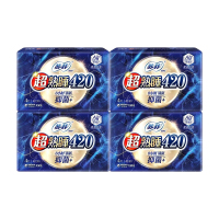 苏菲(SOFY) 量多夜用超熟睡420Air气垫 4片*4包卫生巾