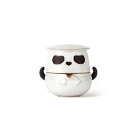 万仟堂(EDENUS) 熊猫大侠快客杯 一壶一杯 羊脂白釉 120ml