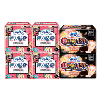苏菲 卫生巾姨妈巾日用夜用护垫组合 420mm柔棉感夜用8片+230mm弹力贴身日用20片