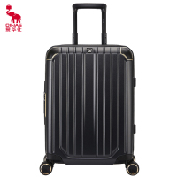 爱华仕(OIWAS) 拉杆箱双层防爆拉链护角硬箱OCX6367 24寸磨砂黑