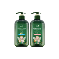 安贝儿 植物精粹养护洗发露+植物精粹养护沐浴露套装(干性发质压泵款)460ml+460ml