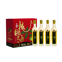 滇盛昌 玻璃瓶核桃油四支礼盒-黑绿标250ml*4瓶/提