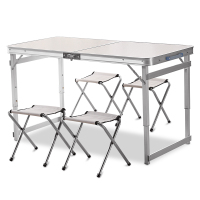 Tri-polar三极户外折叠桌椅套装 便携桌椅 野餐烧烤桌椅子 1桌4凳 起订量10套