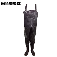 米兰亚贝耳 XTS660033 连体雨鞋裤 材质:PVC性别:通用 尺码 均码 颜色:黑色(单位:件)