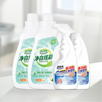 妙功夫快速除污深层洁净持久留香柔顺护衣 [洗衣液2kg+清洗剂500ml套装]4瓶