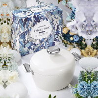 温仑山鹅卵石不粘汤锅VE006( 24cm)