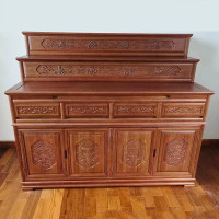 三层藏式佛龛神台实木供神桌供台