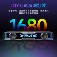 EDIFIER漫步者漫步者桌面音箱 halo soundbar(黑色)