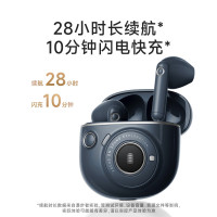 EDIFIER漫步者真无线耳机 半入耳式耳机 复古造型 礼盒 TO-U3 plus(暮蓝色)