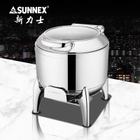 新力士304不锈钢电加热自助汤炉高身款W16-2802T+W16-2802B(10升)