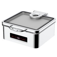 新力士方形电加热300W精准温控自助餐炉W21-23HLM07(5.5升)