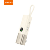 锐思3C认证能量棒快充移动电源适配器RPB-P65(5000毫安)白色