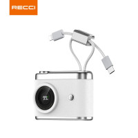 锐思迷你相机快充小巧便携移动电源RPB-P66(10000mAh)白色