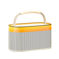 锐思双喇叭设计超强立体声户外便携蓝牙音箱(RSK-W40)霜露白