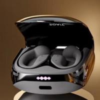 索爱 夹耳蓝牙耳机 GK12 玄墨黑