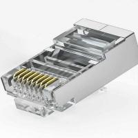 祥磊XL510F超五类RJ45屏蔽镀金水晶头 1000个起订