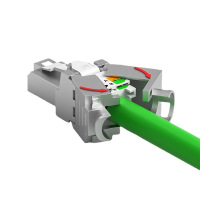 祥磊六类屏蔽可重复使用8P8CRJ45免压水晶头 1000个起订